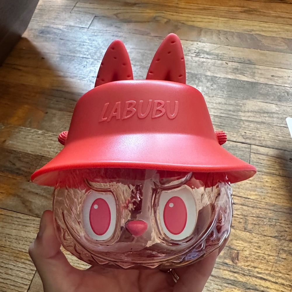 Tomato red authentic Labubu THE MONSTERS Wacky Mart Series-Tumbler